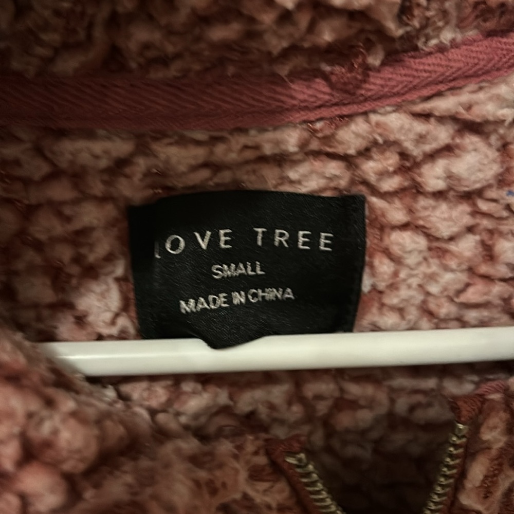 Love tree fluffy jacket - Picture 2 of 2
